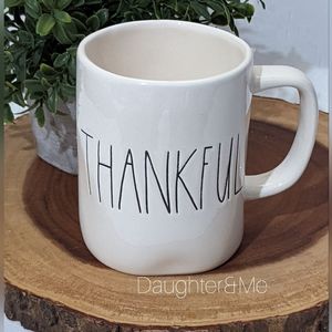 New with tags Rae Dunn THANKFUL Coffee Tea Mug Cup
